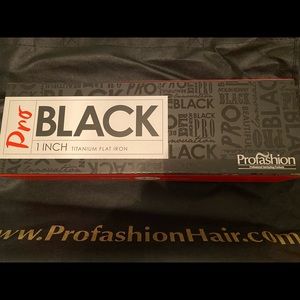 Profashion 1” titanium flat iron